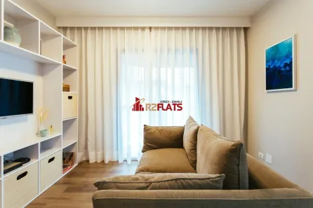 Flat com 1 Quarto para alugar, 38m² no Itaim Bibi, São Paulo