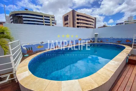 Apartamento com 2 Quartos à venda, 120m² no Cabo Branco, João Pessoa