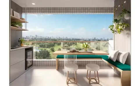Apartamento com 2 Quartos à venda, 56m² no Caxangá, Recife