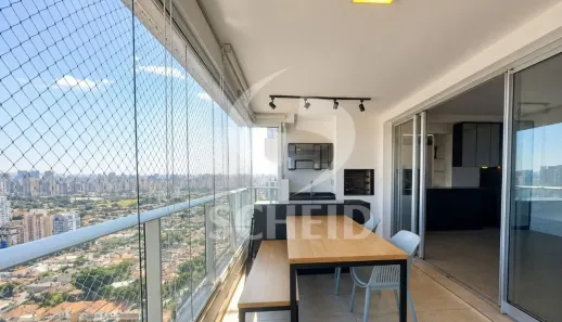 Apartamento com 2 Quartos para alugar, 105m² no Cidade Monções, São Paulo