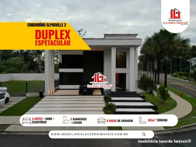 Casa de Condomínio com 4 Quartos para alugar, 418m² no Ponta Negra, Manaus