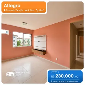 Apartamento com 2 Quartos à venda, 62m² no Colônia Terra Nova, Manaus