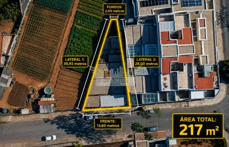 Lote/Terreno à venda, 163m² no Vila Pinheirinho, Santo André