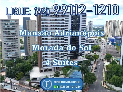 Apartamento com 4 Quartos para alugar, 240m² no Aleixo, Manaus