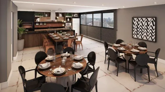 Apartamento com 1 Quarto à venda, 17m² no Centro, Curitiba