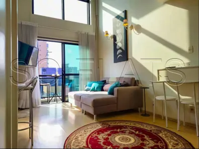 Flat com 1 Quarto à venda, 44m² no Moema, São Paulo