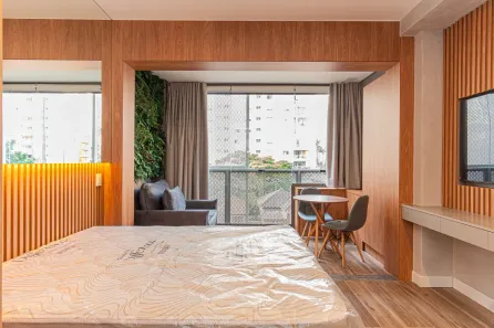 Apartamento com 1 Quarto para alugar, 27m² no Pinheiros, São Paulo