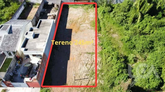 Lote/Terreno à venda, 245m² no Jardim das Gaivotas, Caraguatatuba