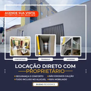 Kitnet com 1 Quarto para alugar, 35m² no Setor Sol Nascente, Goiânia