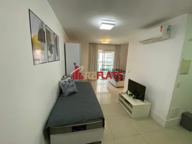 Apartamento com 1 Quarto para alugar, 51m² no Itaim Bibi, São Paulo