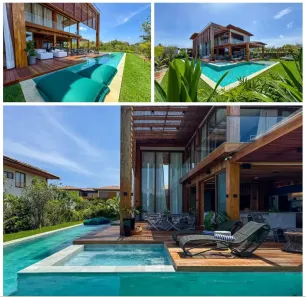 Casa de Condomínio com 7 Quartos para venda ou aluguel, 735m² no , Mata de São João