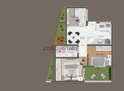Apartamento com 2 Quartos à venda, 42m² no Parque das Paineiras, São Paulo