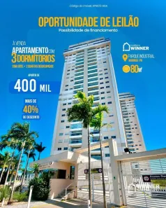 Apartamento com 3 Quartos para venda ou aluguel, 80m² no Parque Industrial, Maringá