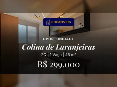 Apartamento com 2 Quartos à venda, 45m² no Colina de Laranjeiras, Serra
