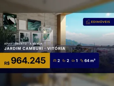 Apartamento com 2 Quartos à venda, 64m² no Jardim Camburi, Vitória