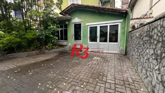 Casa com 3 Quartos para alugar, 283m² no Macuco, Santos