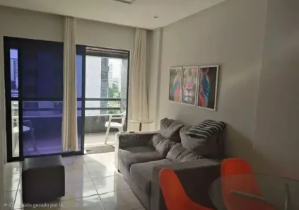 Apartamento com 1 Quarto para alugar, 60m² no Boa Viagem, Recife