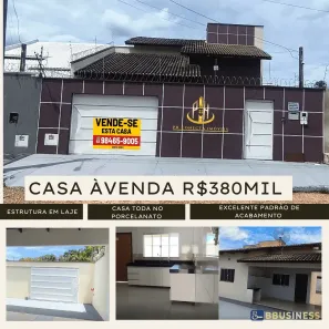 Casa com 2 Quartos à venda, 164m² no Jardim America, Porto Nacional