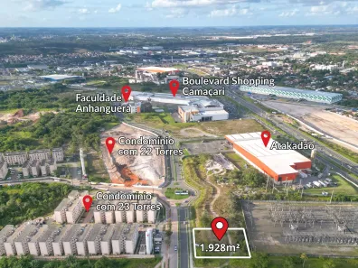 Lote/Terreno à venda, 1928m² no Industrial, Camaçari
