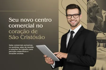 Sala Comercial para alugar, 134m² no São Cristóvão, Rio de Janeiro