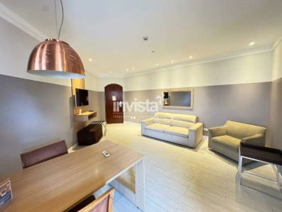 Flat com 1 Quarto à venda, 45m² no Gonzaga, Santos