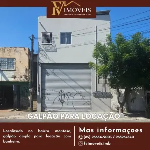 Galpão/Depósito/Armazém para alugar, 435m² no Montese, Fortaleza