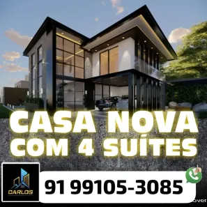 Casa de Condomínio com 4 Quartos à venda, 350m² no Águas Brancas, Ananindeua