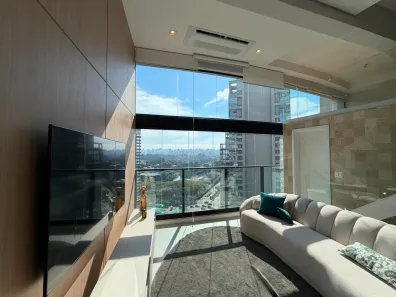 Apartamento com 1 Quarto para alugar, 98m² no Indianópolis, São Paulo