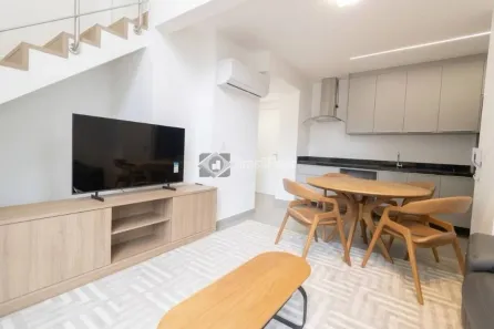 Apartamento com 1 Quarto para alugar, 61m² no Indianópolis, São Paulo