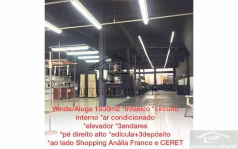 Imóvel Comercial com 3 Quartos à venda, 1800m² no Vila Formosa, São Paulo