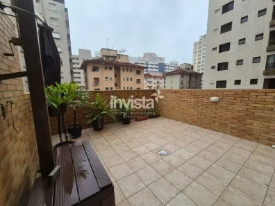 Apartamento com 3 Quartos à venda, 135m² no Gonzaga, Santos