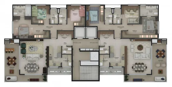 Apartamento com 3 Quartos à venda, 151m² no Morro do Espelho, São Leopoldo