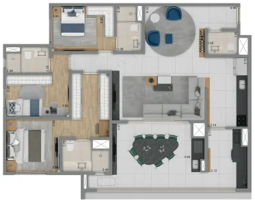 Apartamento com 3 Quartos à venda, 119m² no Vila Albertina, São Paulo