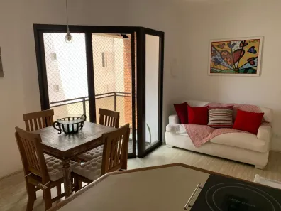 Flat com 1 Quarto para alugar, 42m² no Indianópolis, São Paulo