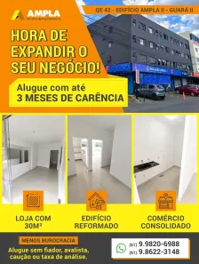 Ponto Comercial com 1 Quarto para alugar, 30m² no Guará II, Brasília
