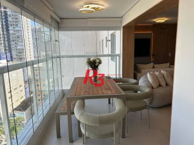 Apartamento com 3 Quartos à venda, 101m² no Gonzaga, Santos
