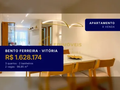 Apartamento com 3 Quartos à venda, 96m² no Bento Ferreira, Vitória