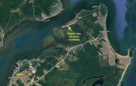 Lote/Terreno à venda, 2142m² no Do Ubatuba, São Francisco do Sul