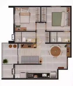 Apartamento com 2 Quartos à venda, 68m² no Nova Ribeirânia, Ribeirão Preto