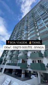 Apartamento com 3 Quartos à venda, 130m² no Boa Viagem, Recife