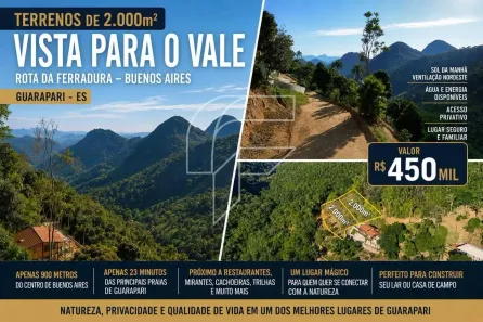 Lote/Terreno à venda, 2000m² no Buenos Aires, Guarapari