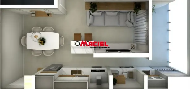 Apartamento com 2 Quartos à venda, 62m² no Toninhas, Ubatuba