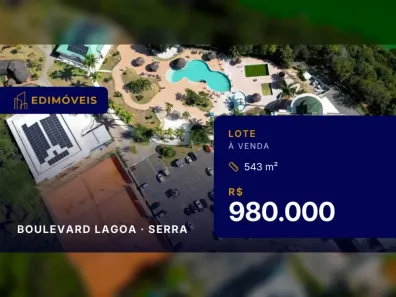 Lote/Terreno à venda, 543m² no Boulevard Lagoa, Serra