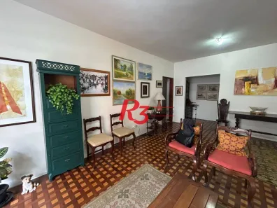 Apartamento com 3 Quartos para alugar, 148m² no Boqueirão, Santos