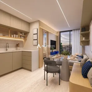 Apartamento com 1 Quarto à venda, 34m² no Água Verde, Curitiba