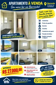 Apartamento com 2 Quartos à venda no Barrocão, Itaitinga