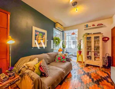 Apartamento com 2 Quartos para alugar, 80m² no Laranjeiras, Rio de Janeiro