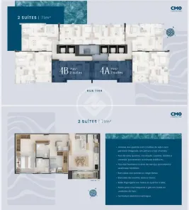 Apartamento com 2 Quartos à venda, 71m² no Setor Marista, Goiânia