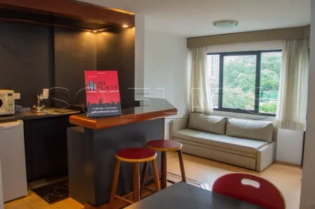 Flat com 1 Quarto para alugar, 48m² no Cidade Monções, São Paulo