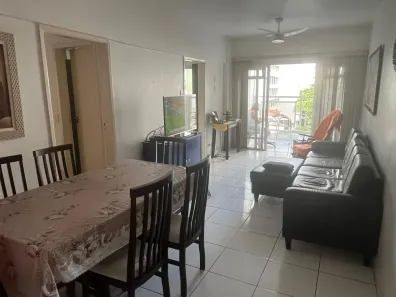 Apartamento com 2 Quartos para alugar, 90m² no Pitangueiras, Guarujá